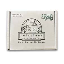 Solutions Pet Products Frozen Pork Recipe