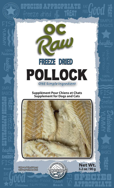 OC Raw Freeze Dried Pollock