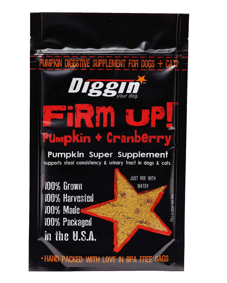 Diggin Your Dog Firm Up Pumpkin & Cranberry