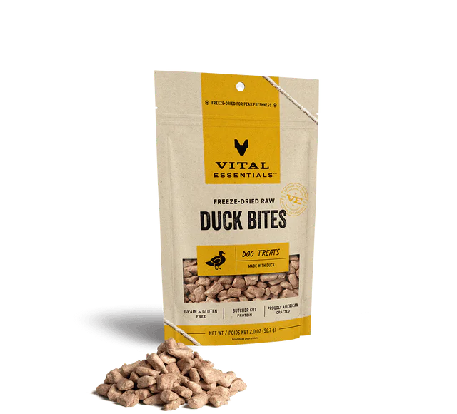 Vital Essentials Duck Bites Freeze-Dried Treats