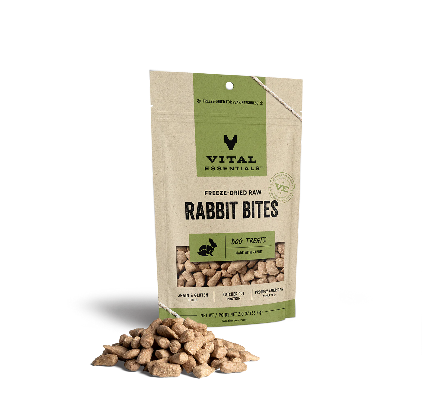 Vital Essentials Freeze-Dried Rabbit Bites