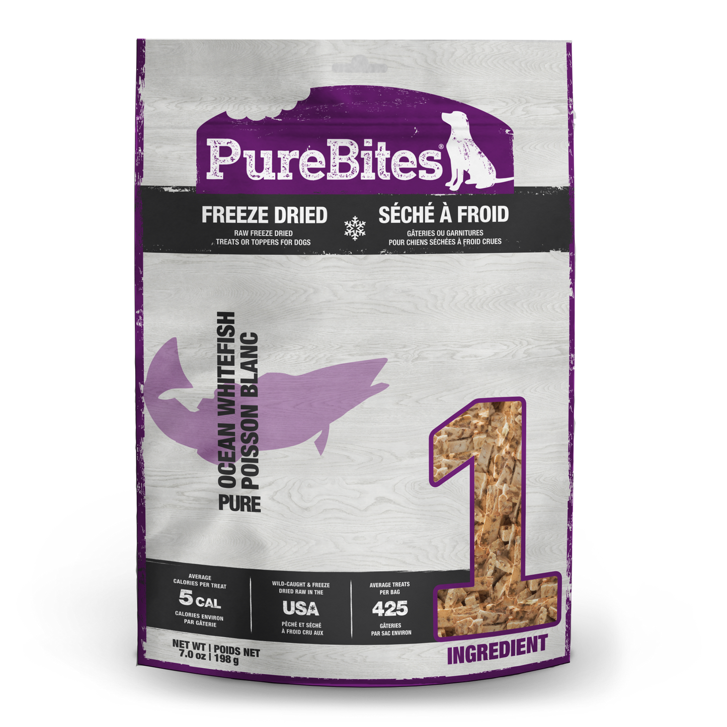 PureBites Freeze Dried Whitefish Treats