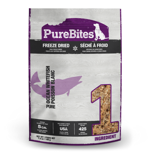 PureBites Freeze Dried Whitefish Treats