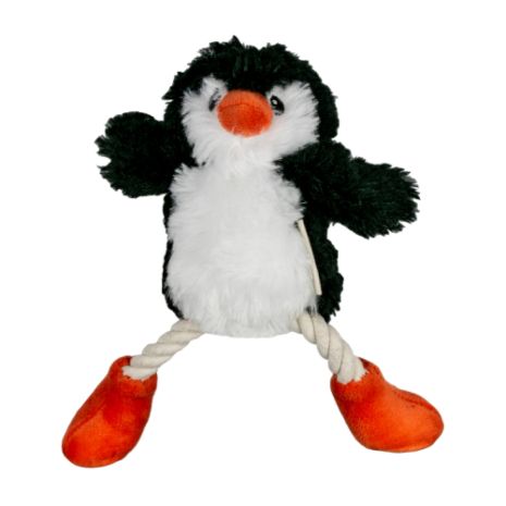 Tall Tails Penguin Pull-Through Rope Tug Toy