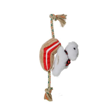Tall Tails Polar Bear Plush Tug Toy