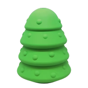Sodapup Christmas Tree eDispenser Durable Rubber Chew Toy & Treat Dispenser