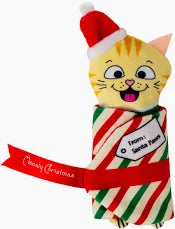 KONG Holiday Pull-A-Partz Present Cat Toy