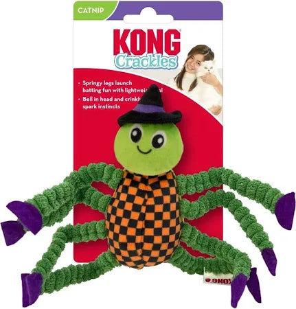 Kong Halloween Crackles Spider with Catnip