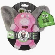GoDog Silent Squeak Flips Pig Elephant Dog Toy