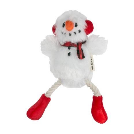Tall Tails Snowman Pull-Through Rope Tug Toy
