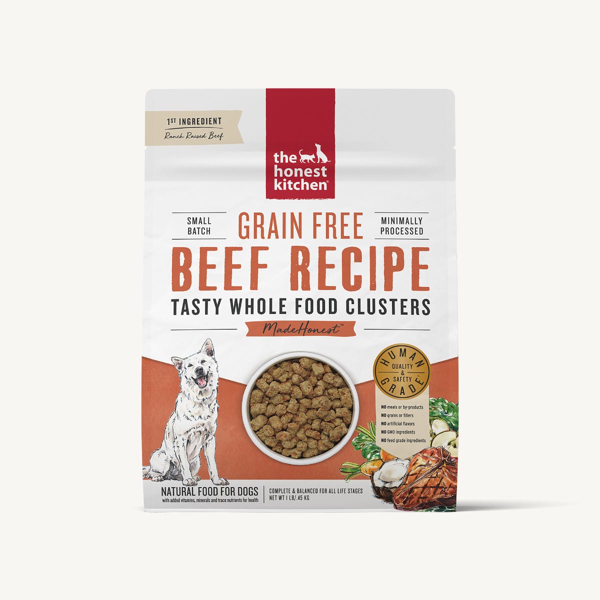 The Honest Kitchen - Whole Food Clusters Grain Free Beef