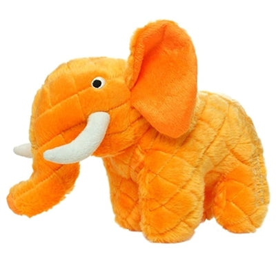 Tuffy's Pet Toys Mighty Safari Series - Orange Elephant