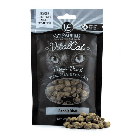 Vital Essentials Cat Rabbit Bites Freeze-Dried Treats