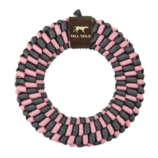 Tall Tails Pink Braided Ring Toy