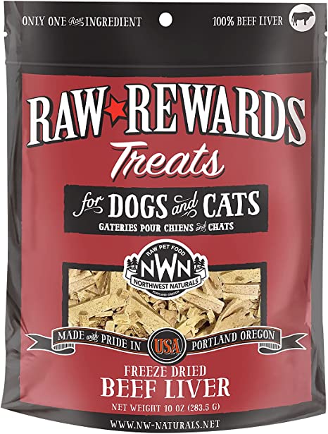 Raw Rewards Premium Freeze-Dried Beef Liver Pet Treats