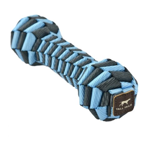 Tall Tails 9 IN. Braided Bone Toy Blue