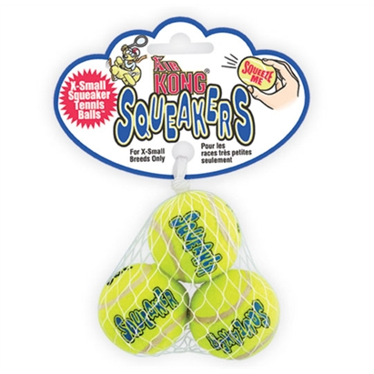KONG Air Kong Squeaker Tennis Balls - Small
