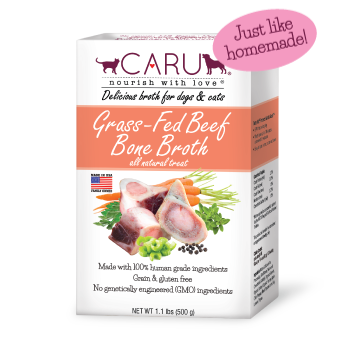 Caru Grass-Fed Beef Bone Broth for Dogs and Cats