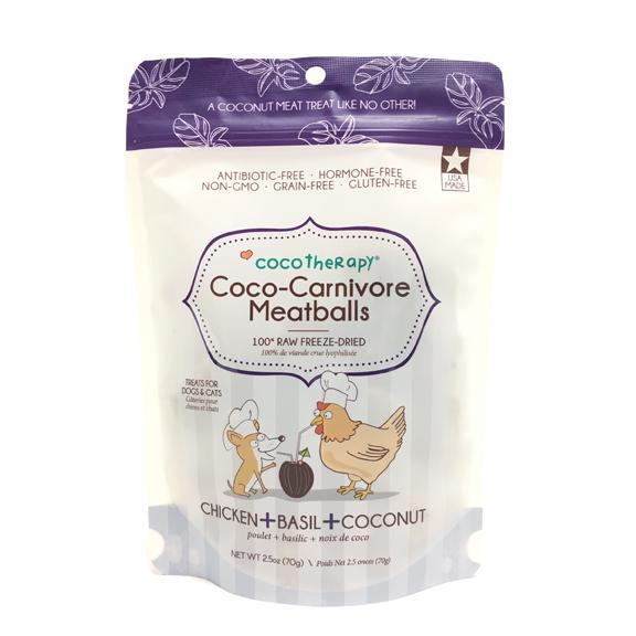 CocoTherapy Meaballs- Chicken+Basil+Coconut