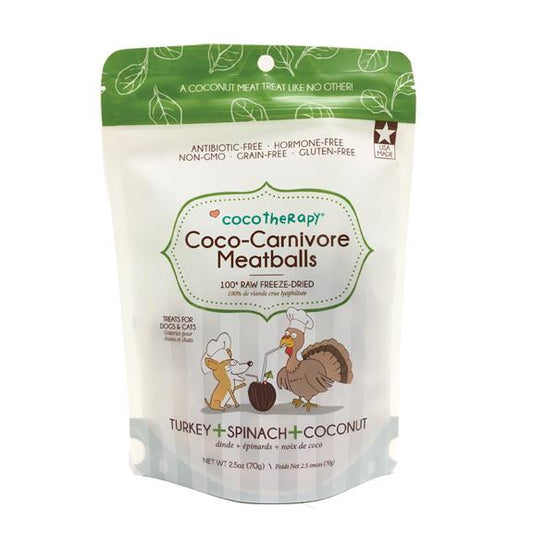 CocoTherapy Meaballs- Turkey+Spinach+Coconut