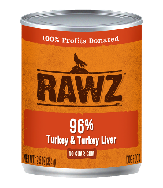 RAWZ 96% Turkey & Turkey Liver