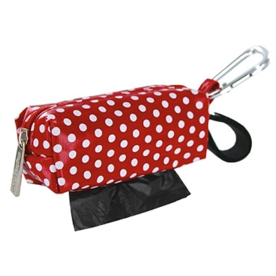 digPETS Duffel - Red w/White Dots w/1 Roll