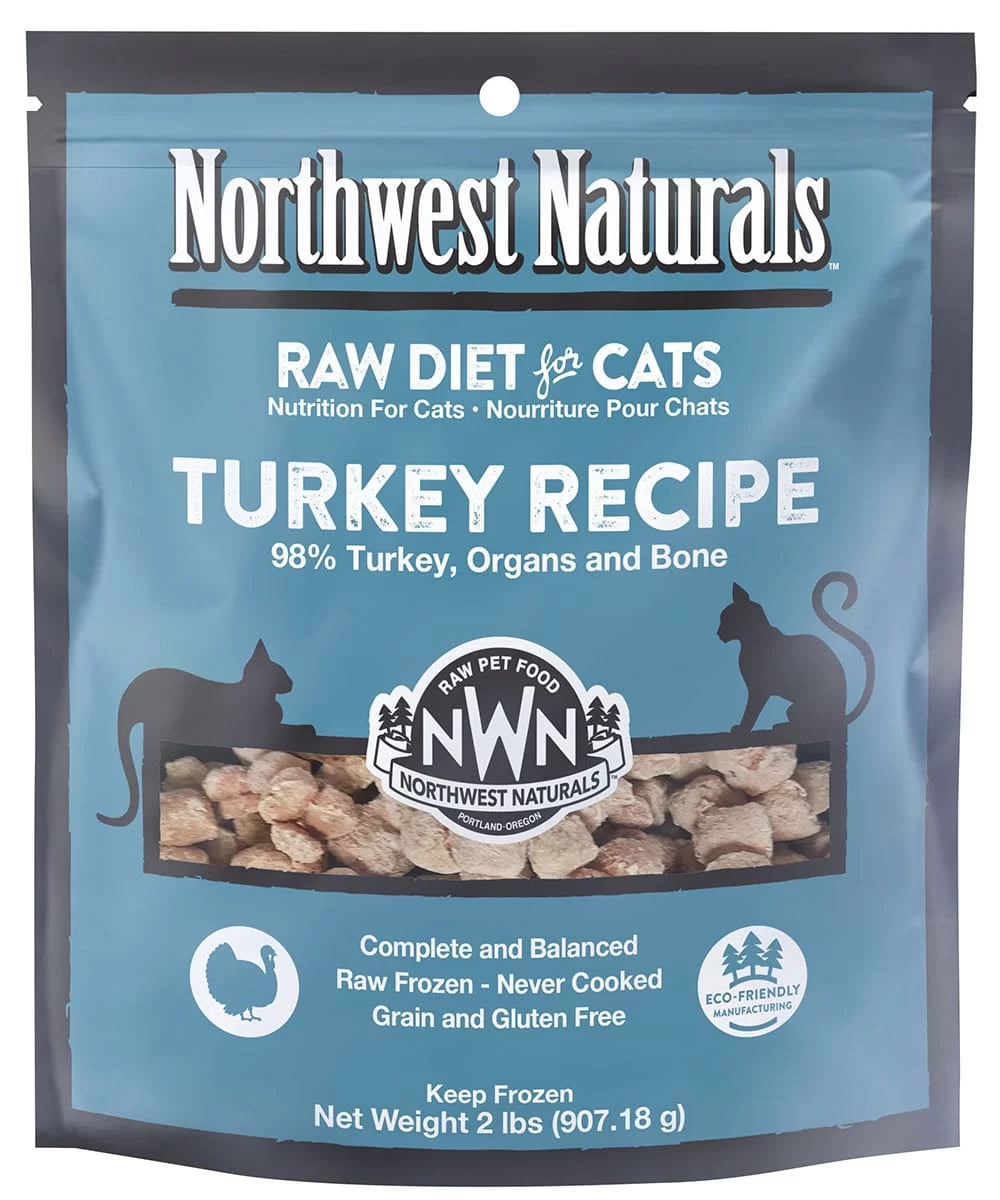 Northwest Naturals Raw Diet for Cats Turkey Recipe
