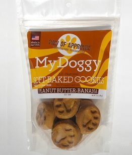My Doggy Peanut Butter + Banana Soft-Baked Cookies