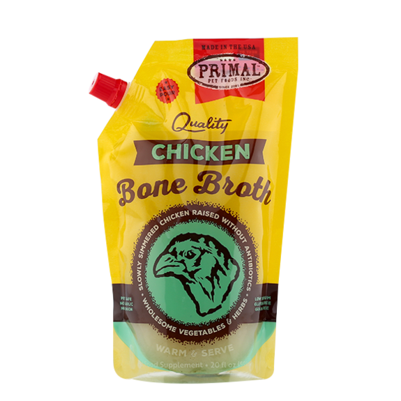 Primal Pet Foods Chicken Bone Broth 20oz.