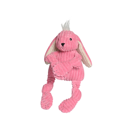Hugglehounds Plush Corduroy Durable Knotties Bunny Dog Toy