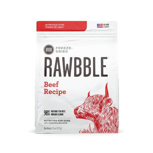 Bixbi-Rawbble Beef Freeze Dried Recipe