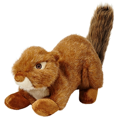 Fluff & Tuff Red Squirrel - Squeakerless