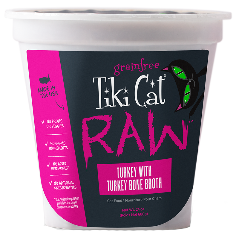 Tiki Cat Raw - Turkey w/ Turkey Bone Broth