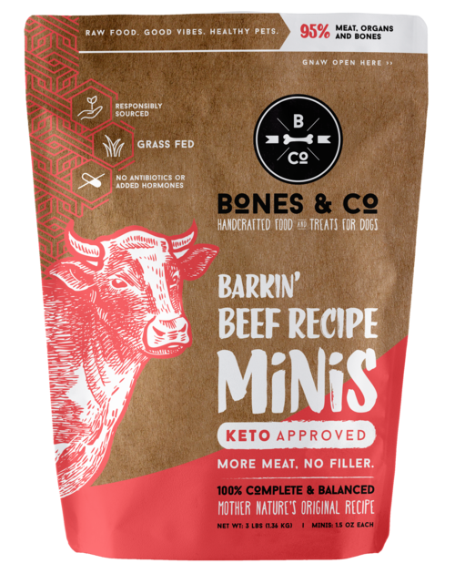 Bones & Co Barkin' Beef Recipe Minis