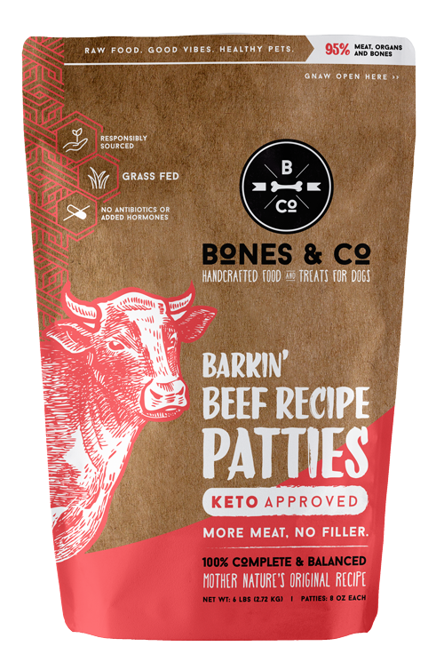 Bones & Co Barkin' Beef Recipe Patties