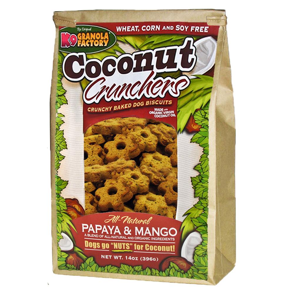 K9 Granola Factory Coconut Crunchers-Papaya and Mango