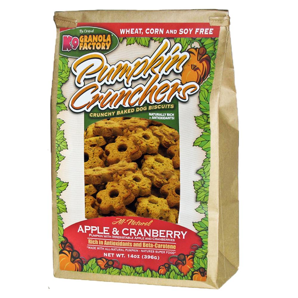 K9 Granola Factory Pumpkin Crunchers-Apple & Cranberry