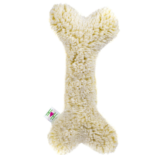 HuggleFleece 2” Bone with Squeaker