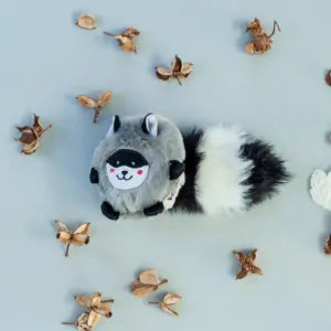 Zippy Paws Bushy Throw - Raccoon