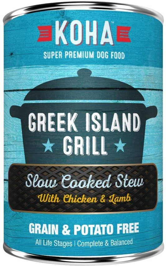 KOHA Pet Food  Greek Island Grill Slow Cooked Stew Chicken and Lamb