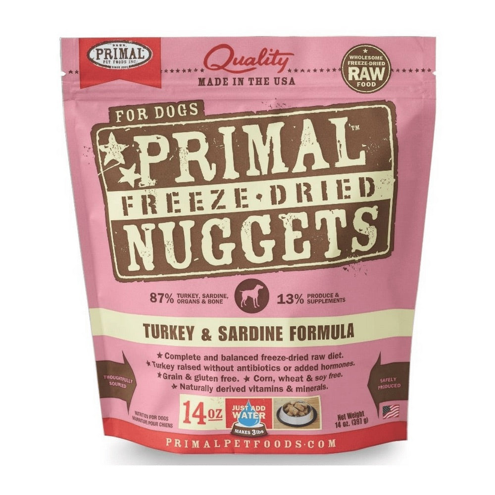 Primal Freeze-Dried Nuggets Turkey & Sardine