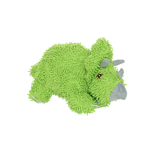 Tuffy's Pet Toys Mighty Microfiber Ball - Triceratops