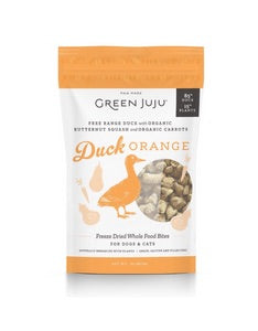 Green JuJu Duck Orange Freeze Dried Food Bites