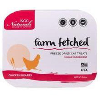 KCC Naturals Freeze Dried Chicken Hearts for Cats