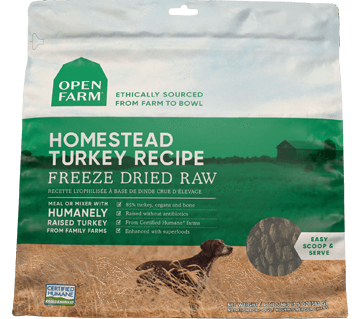 Open Farm Homestead Turkey Freeze Dried Recipe