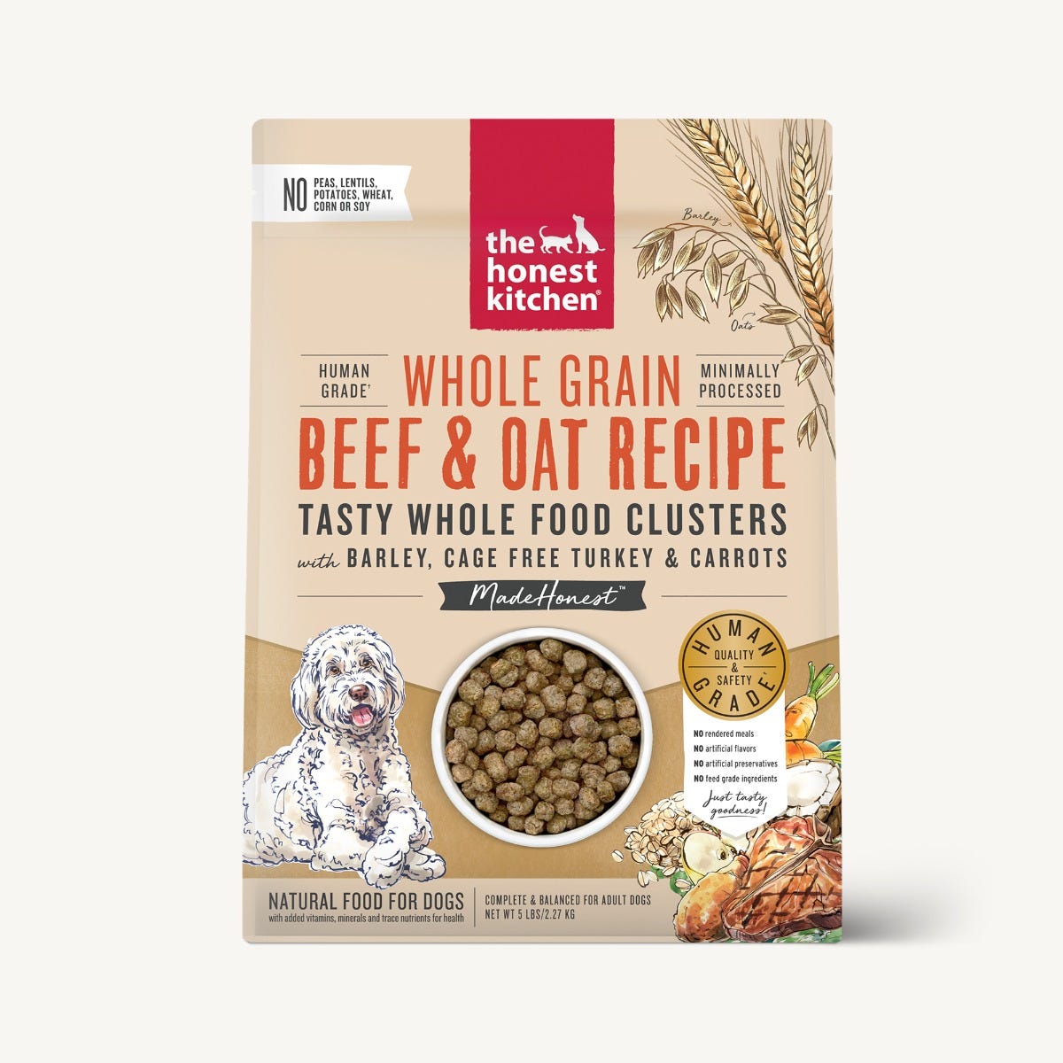The Honest Kitchen - Whole Food Clusters Whole Grain Beef