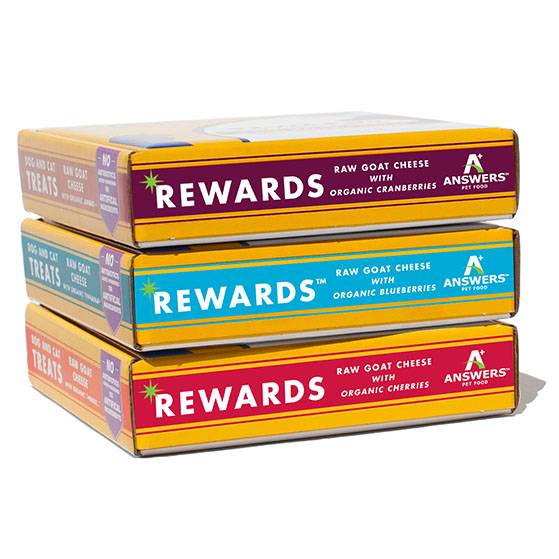 Answers Rewards- Raw Goat Cheese Treats for Cats & Dogs